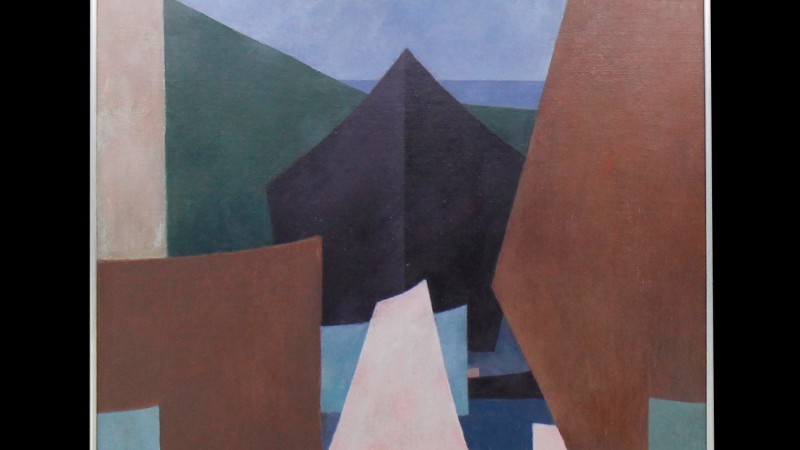 César WÜTHRICH (1914-1989) - La Crique, huile sur toile