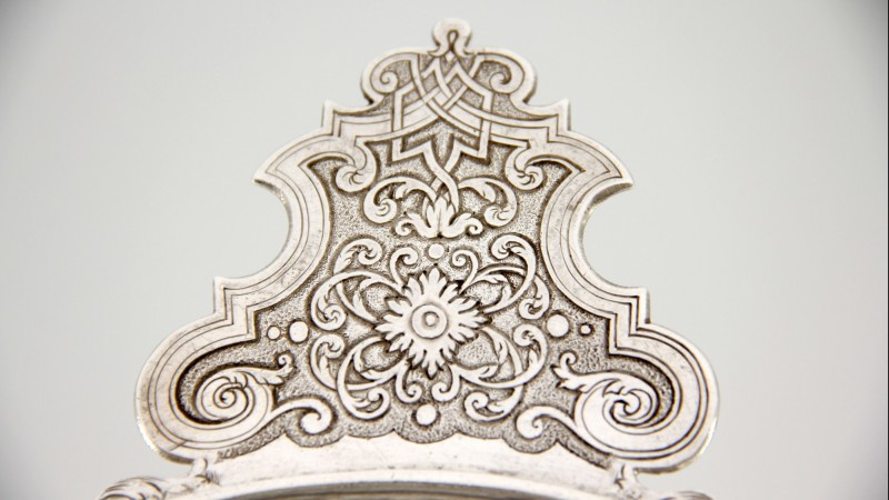 Ecuelle à oreilles d'époque Régence - Jean Bérard I, Saumur 1717-1718