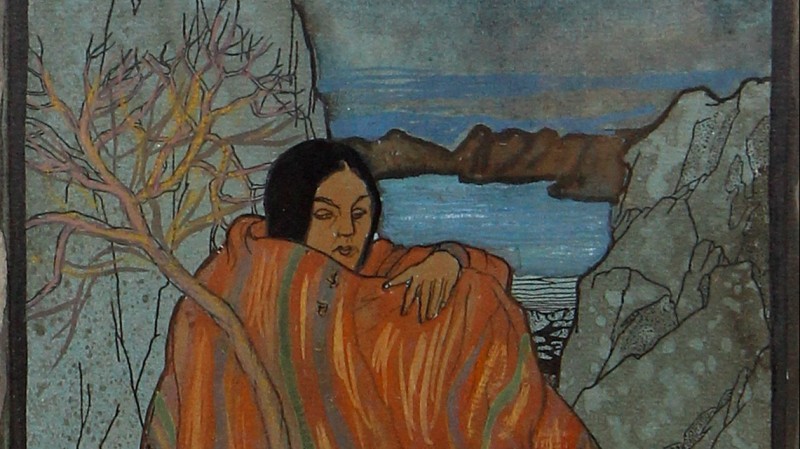 Charles Clos OLSOMMER (1883-1966) - Solitude aux rochers, vers 1930