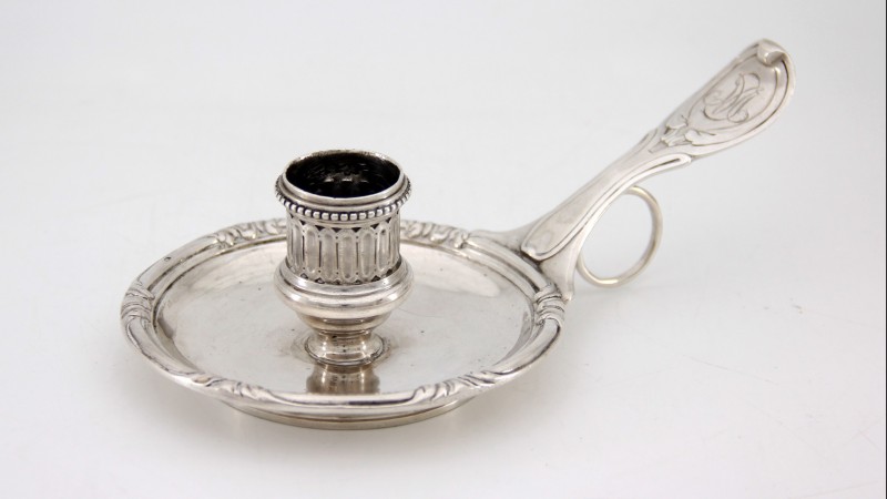 Bougeoir à main, époque Louis XVI - Jean-Ange Loque, Paris 1787-1788