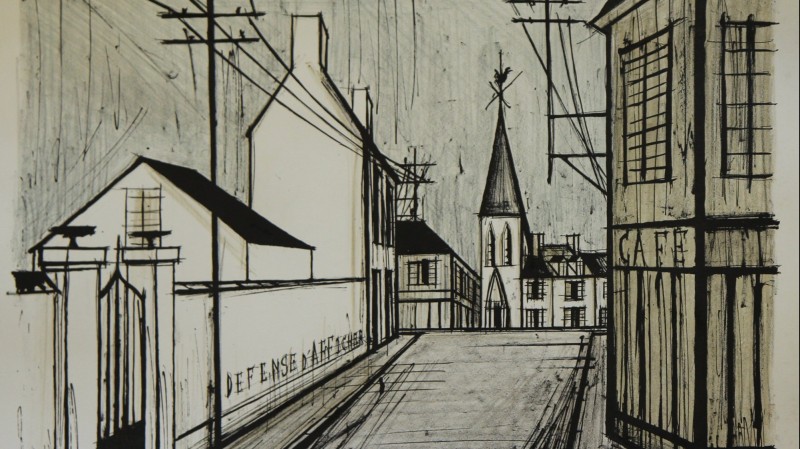 Bernard Buffet (1928-1999) - Rue de village, 1969