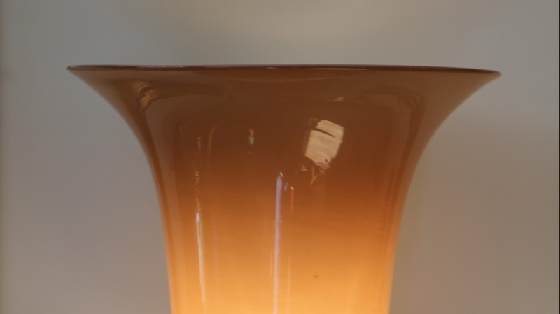 Grande lampe tulipe Art Déco - Murano, entre 1936 et 1945