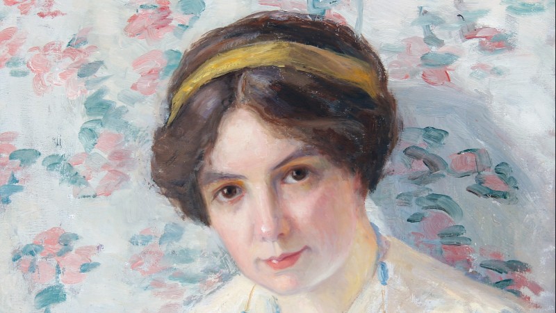 Sarah JEANNOT (1883-1958) - Autoportrait, 1911