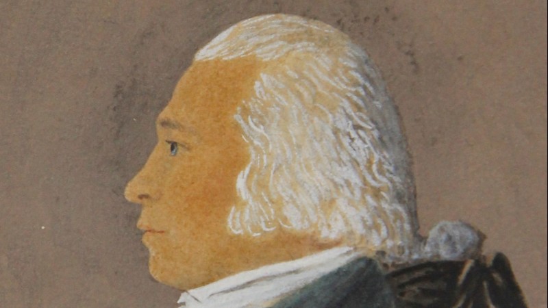Johann Rudolf FOLLENWEIDER (1774-1847) - Portrait d'homme miniature, 1794