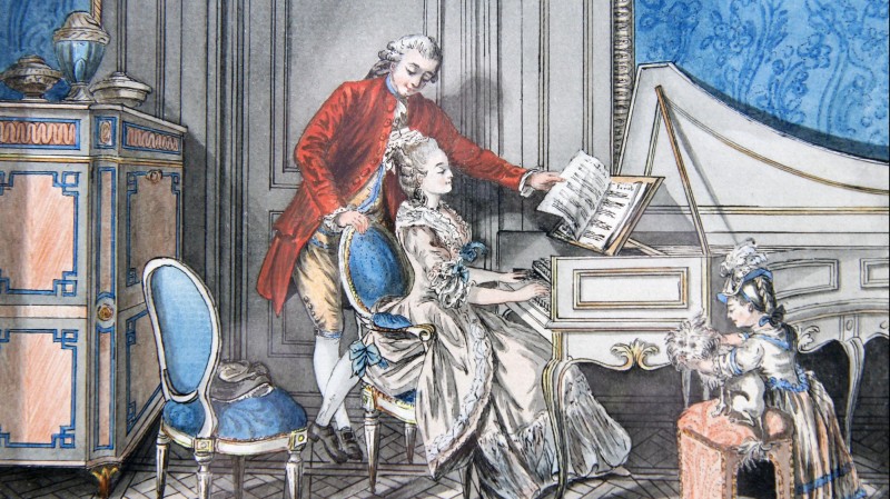 Sigmund Freudenberger (1745-1801) - La leçon de guitare & La leçon de clavecin