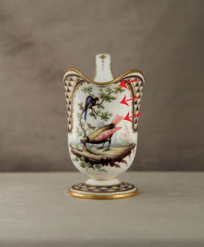 Pot à lait "étrusque", Sèvres - Surdécoré au XIXe siècle