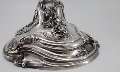 Candélabre à 4 feux en argent massif - s.d. Joseph-François JOINDY pour FRAY Fils, Paris 1875-1891