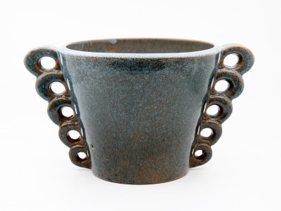 MENELIKA - Hélène Imbert-Amoudruz & Charles Imbert - Vase en faïence émaillée, vers 1940