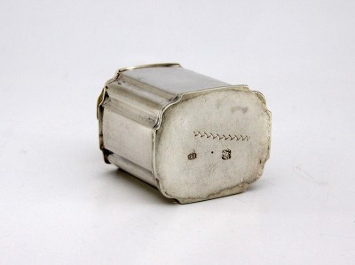 Petite boîte à thé en argent, Kassel vers 1720 - Johann Christian Perti & Ludwig Rollin