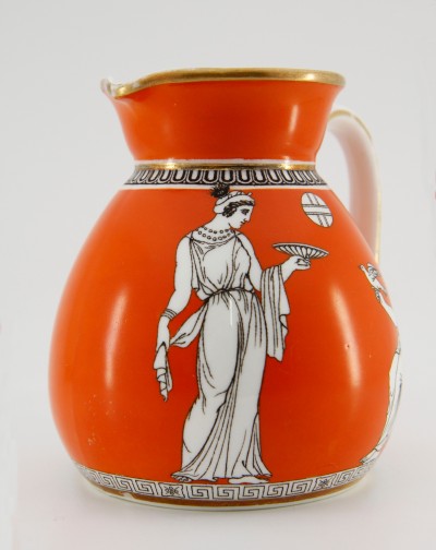 Angleterre, Burslem, Hill Pottery Company - Crémier à décor néo-grec, 1861-1864