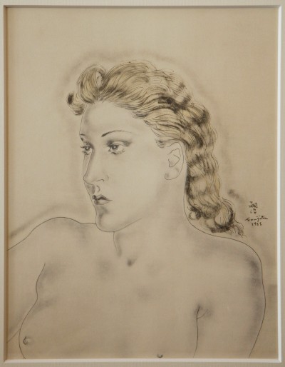 Tsuguharu FOUJITA (1886-1968) - Portrait de femme en buste, 1931