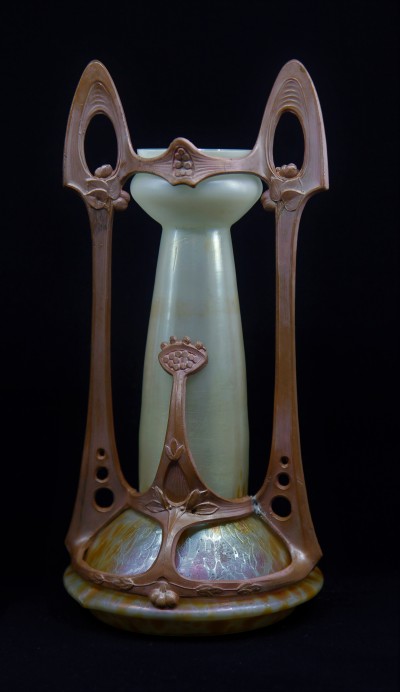 Ferdinand von Poschinger (1867-1921) - Paire de vases Art Nouveau, vers 1900