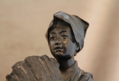 Okimono en bronze massif - Tokyo, vers 1880