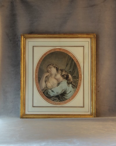Jean-François JANINET (1752-1814) - Paire d'aquatintes couleurs d'après Doublet