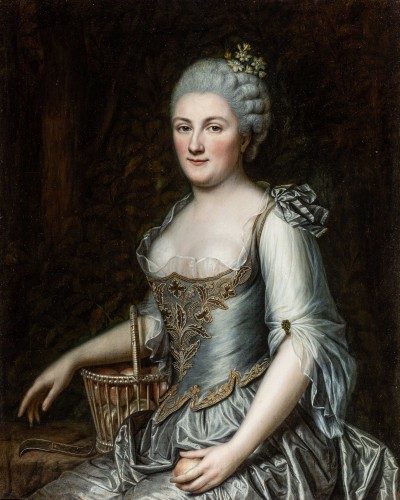 Jean-Jaques et Louise Aunant, vers 1765 - Ecole française, suiveur de François-Hubert Drouais