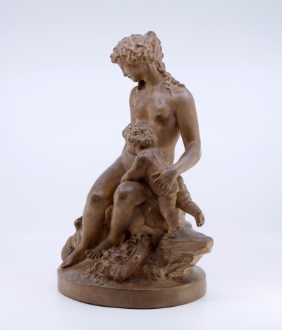 Vénus & Amour, d'après Clodion (1738-1814) - Moulage des Ateliers du Louvre