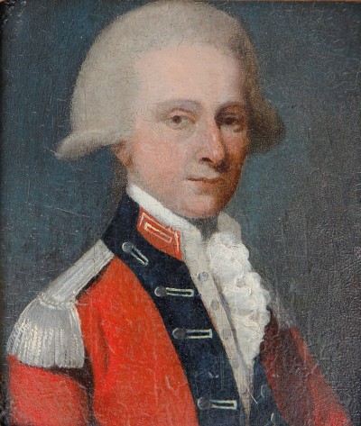 Portrait d'officier anglais - Epoque George III, vers 1780