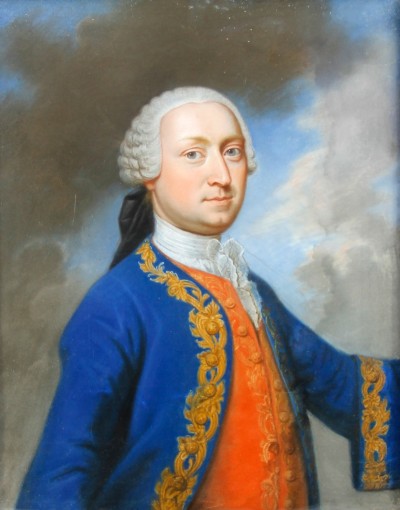 Benjamin Samuel BOLOMEY (1739-1819) - Portrait d'homme — Pastel, vers 1765