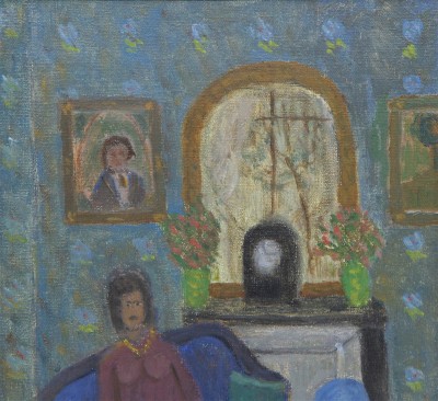 Henry ROULET (1915-1995) - La lampe bleue, 1991