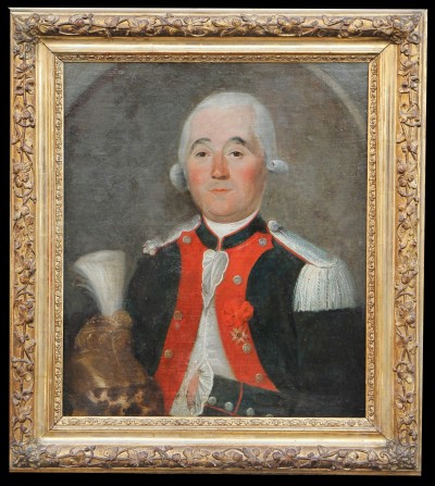 Portrait d'officier de dragons, vers 1780 - 22e Régiment Languedoc