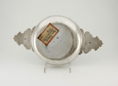 Ecuelle à oreilles d'époque Régence - Jean Bérard I, Saumur 1717-1718