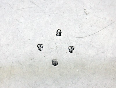 Paire de plat ronds en argent, Lausanne vers 1770 - Elie Papus & Pierre-Henri Dautun