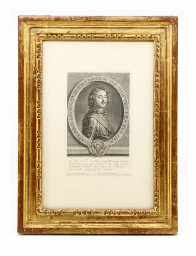 Pierre le Grand, d'après Nattier - Gravé par Tchemesoff, 1759