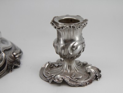 Candélabre à 4 feux en argent massif - s.d. Joseph-François JOINDY pour FRAY Fils, Paris 1875-1891