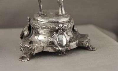 Bougeoirs aux oiseaux en argent - Porto, 1870-1881