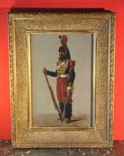 Septime Le Pippre (1833-1871) - Dragon du 7e Régiment, 1859