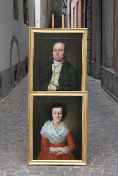 Paire de portraits - Suisse, s.d. Berne, vers 1800