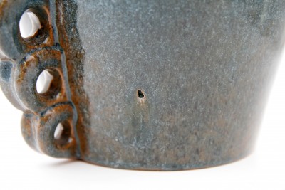 MENELIKA - Hélène Imbert-Amoudruz & Charles Imbert - Vase en faïence émaillée, vers 1940