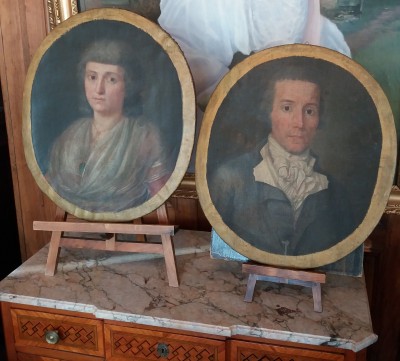 Les époux Gardian - Huile sur toile, 1794