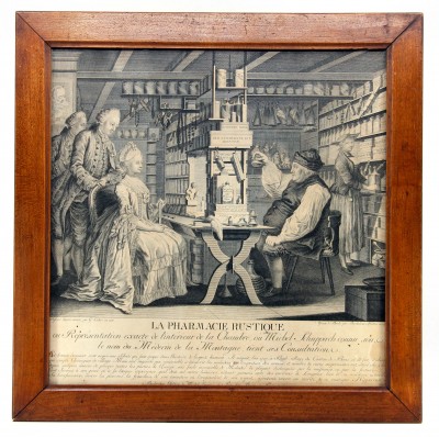 La Pharmacie Rustique, 1774-1775 - Gottfried Locher (1735-1795) & Bartholomaüs Hübner (1727-1795)