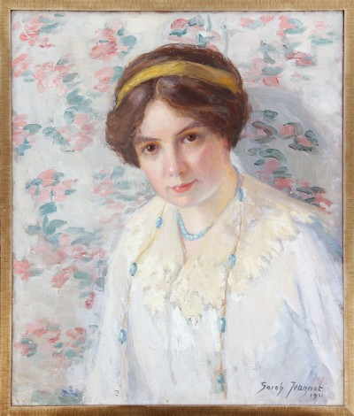 Sarah JEANNOT (1883-1958) - Autoportrait, 1911