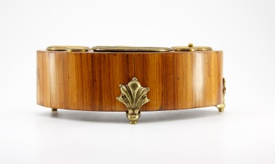 Écritoire à main d'époque Louis XV - Placage de bois de rose sur chêne, vers 1760