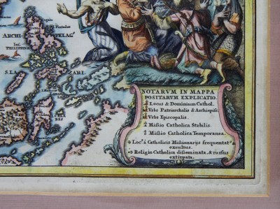 Heinrich SCHERER (1628-1704) - Atlas Novus, carte de l'Asie, ca 1703