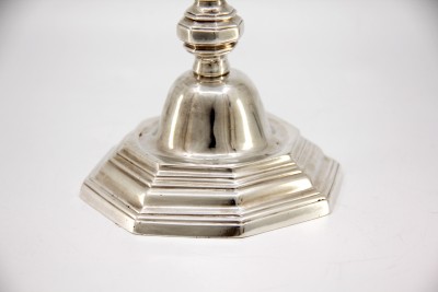 Flambeau en argent, Calais vers 1760 - Jean-Adrien Duval (actif de 1756 à 1764)