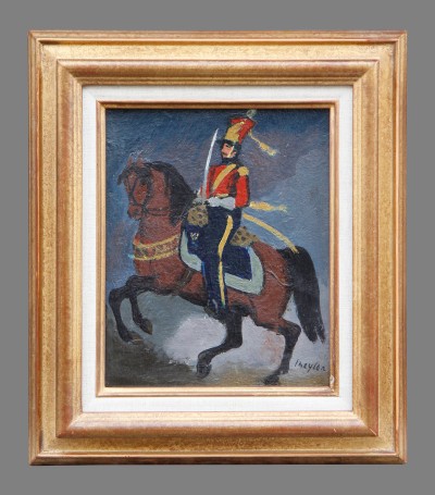 Henry MEYLAN (1895-1980) - Trois cavaliers du 1er Empire