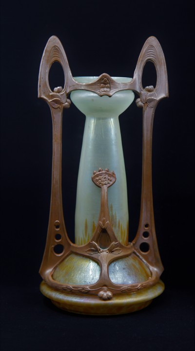 Ferdinand von Poschinger (1867-1921) - Paire de vases Art Nouveau, vers 1900