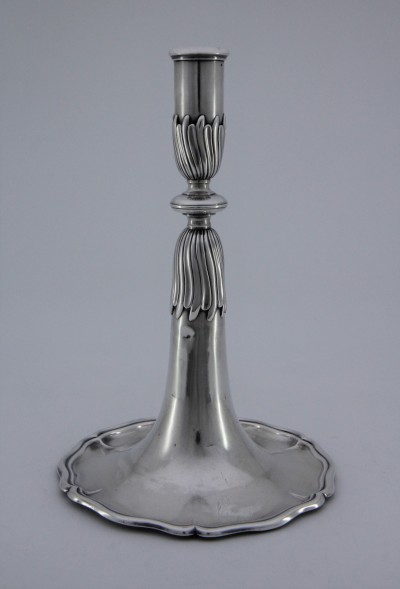 Flambeau-trompette en argent, XVIIIe - Lausanne, Papus & Dautun, vers 1780