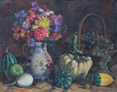 Max RIMBOECK (1890-1956) - Nature morte, 1950