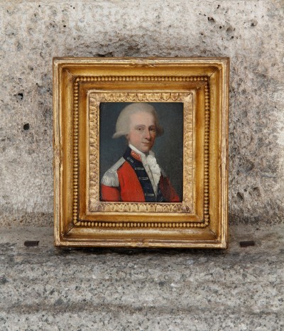 Portrait d'officier anglais - Epoque George III, vers 1780