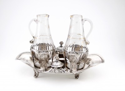 Huilier-vinaigrier d'époque Louis XVI - René-Pierre Ferrier, Paris 1781-1782