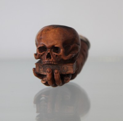 Fourneau de pipe Memento Mori - Allemagne, 18e siècle