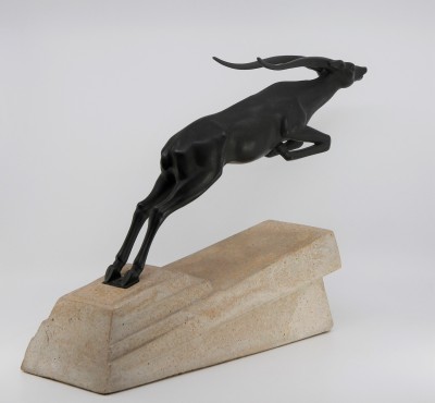 Gazelle, par Max Le Verrier - Art Déco, vers 1930