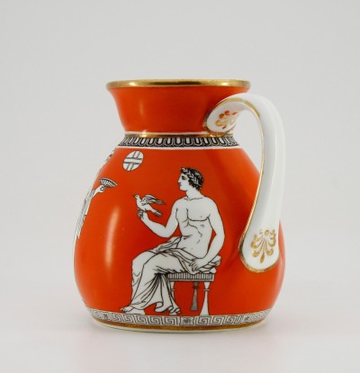 Angleterre, Burslem, Hill Pottery Company - Crémier à décor néo-grec, 1861-1864