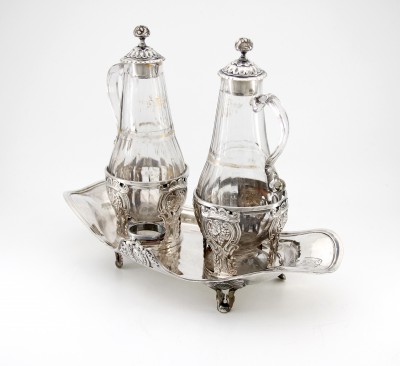 Huilier-vinaigrier d'époque Louis XVI - René-Pierre Ferrier, Paris 1781-1782