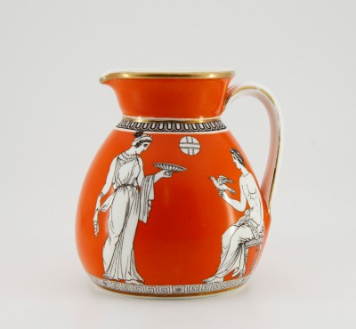 Angleterre, Burslem, Hill Pottery Company - Crémier à décor néo-grec, 1861-1864