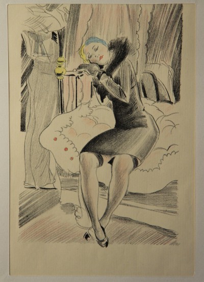 IDYLLE PRINTANIÈRE - Erotica - Feodor Rojankowski (1891-1970)